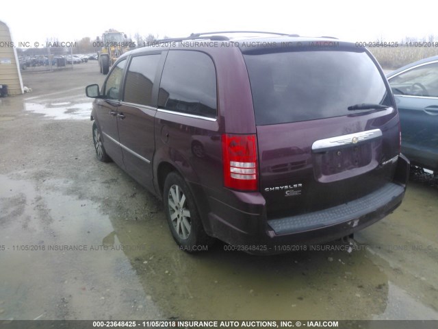 2A8HR54139R648274 - 2009 CHRYSLER TOWN & COUNTRY TOURING MAROON photo 3