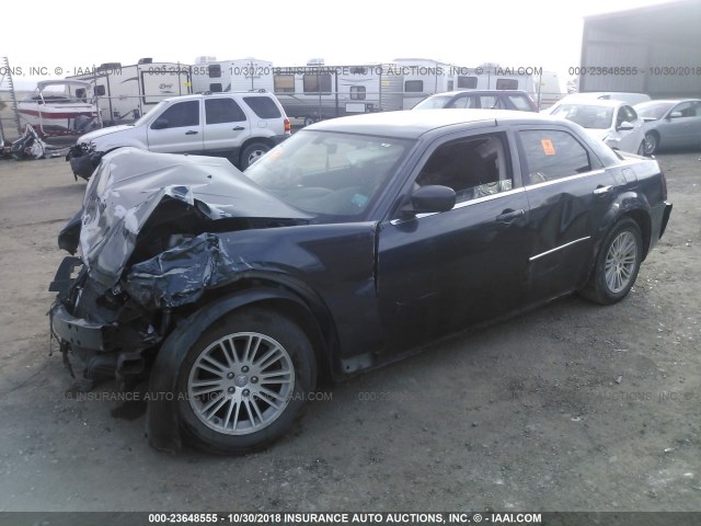 2C3LA43R58H107231 - 2008 CHRYSLER 300 LX BLUE photo 2