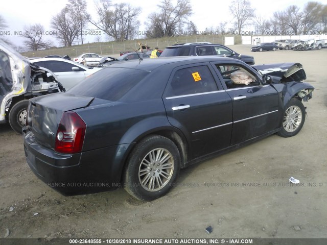 2C3LA43R58H107231 - 2008 CHRYSLER 300 LX BLUE photo 4