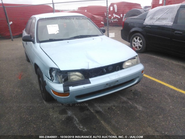 1NXAE09BXSZ260746 - 1995 TOYOTA COROLLA LE/DX TEAL photo 6