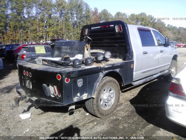 3D7KR29A37G826357 - 2007 DODGE RAM 2500 SILVER photo 4