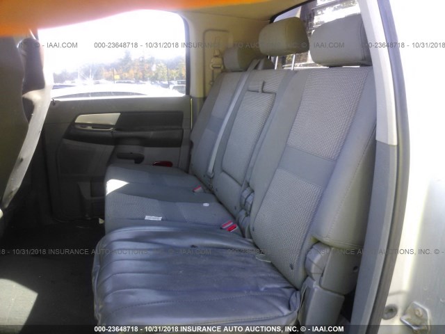 3D7KR29A37G826357 - 2007 DODGE RAM 2500 SILVER photo 8