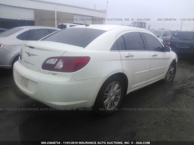 1C3LC66K17N644771 - 2007 CHRYSLER SEBRING LIMITED WHITE photo 4