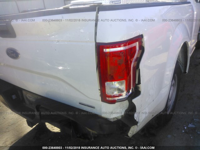 1FTEX1C80FFA90524 - 2015 FORD F150 SUPER CAB WHITE photo 6