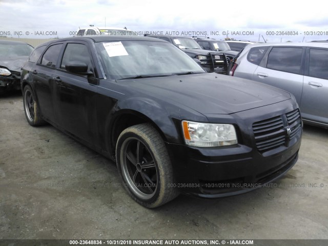 2D4FV47T88H109609 - 2008 DODGE MAGNUM BLACK photo 1