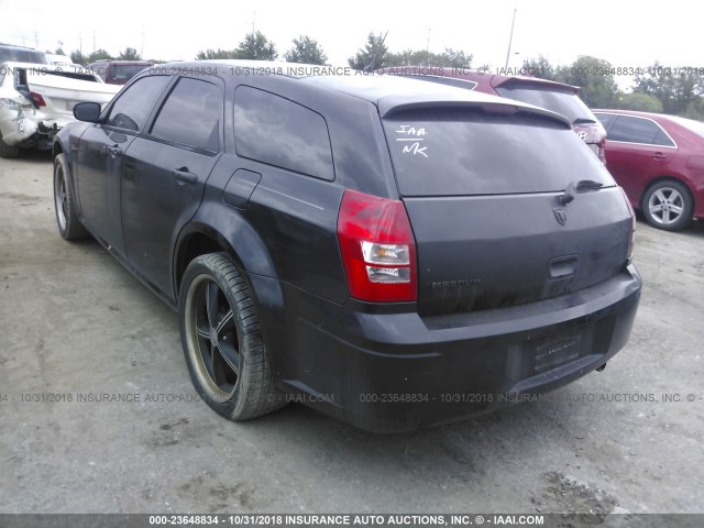 2D4FV47T88H109609 - 2008 DODGE MAGNUM BLACK photo 3