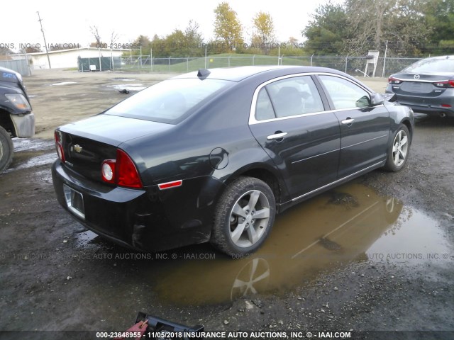 1G1ZC5E03CF264070 - 2012 CHEVROLET MALIBU 1LT BLACK photo 4