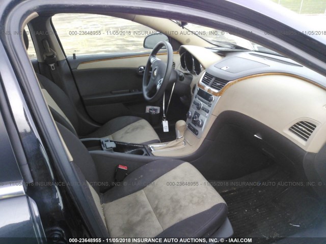 1G1ZC5E03CF264070 - 2012 CHEVROLET MALIBU 1LT BLACK photo 5
