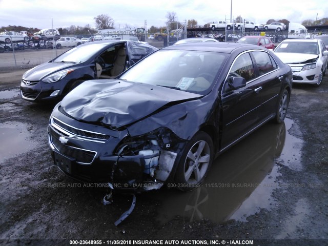 1G1ZC5E03CF264070 - 2012 CHEVROLET MALIBU 1LT BLACK photo 6