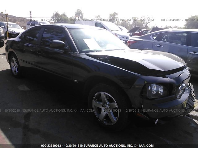 2B3CA3CV5AH290480 - 2010 DODGE CHARGER SXT BLACK photo 1