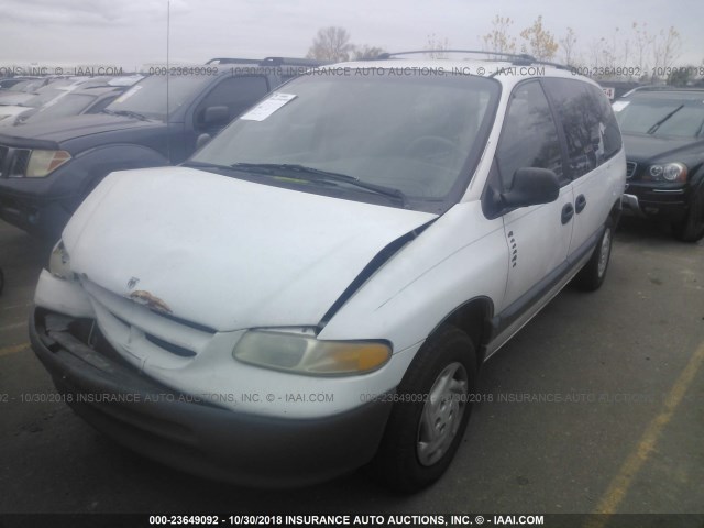 2B4GP44G5WR696357 - 1998 DODGE GRAND CARAVAN SE/SPORT WHITE photo 2