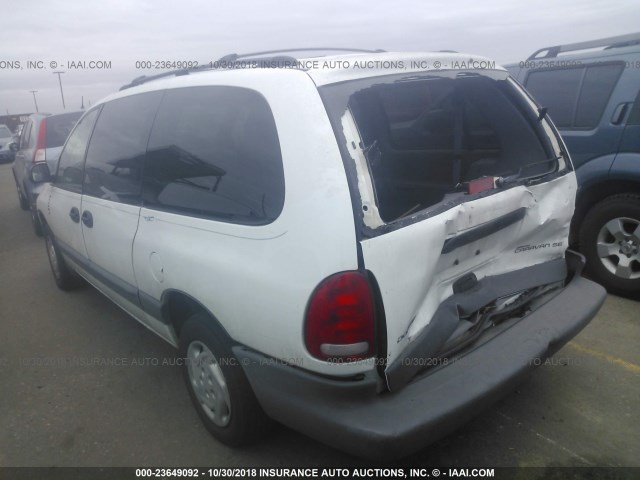 2B4GP44G5WR696357 - 1998 DODGE GRAND CARAVAN SE/SPORT WHITE photo 3