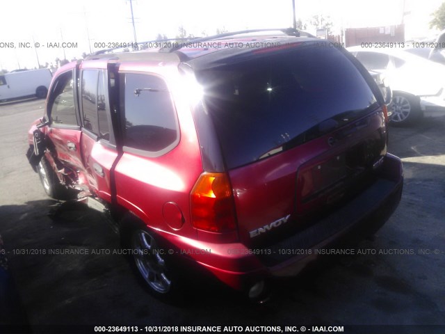 1GKDS13S732225348 - 2003 GMC ENVOY RED photo 3