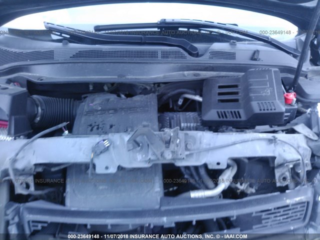 2GKALSEK8D6205875 - 2013 GMC TERRAIN SLE GRAY photo 10