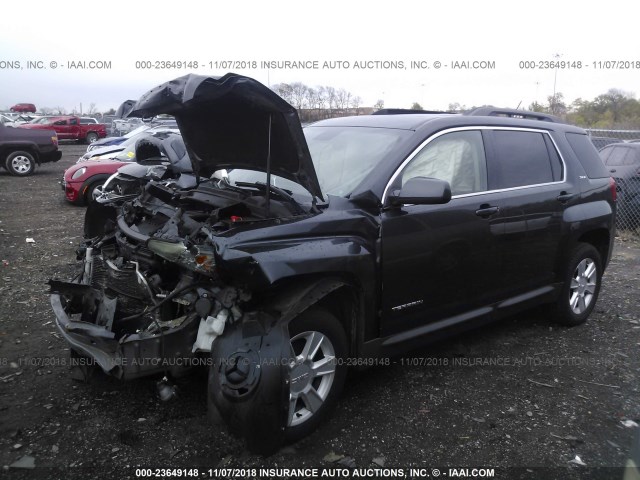 2GKALSEK8D6205875 - 2013 GMC TERRAIN SLE GRAY photo 2