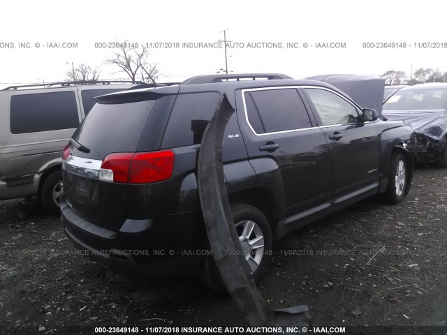 2GKALSEK8D6205875 - 2013 GMC TERRAIN SLE GRAY photo 4