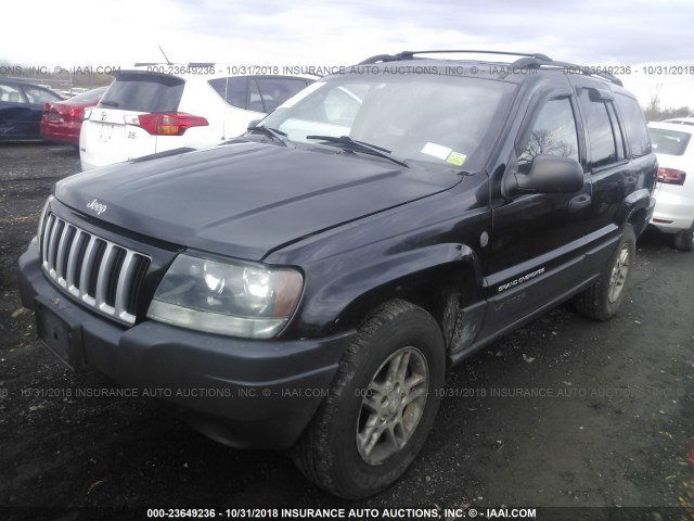 1J4GW48S74C355627 - 2004 JEEP GRAND CHEROKEE LAREDO/COLUMBIA/FREEDOM 黑色 照片 2