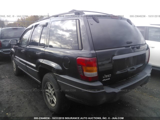 1J4GW48S74C355627 - 2004 JEEP GRAND CHEROKEE LAREDO/COLUMBIA/FREEDOM 黑色 照片 3