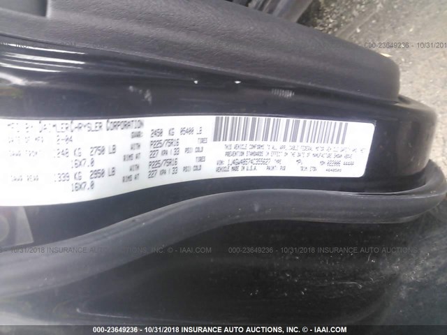 1J4GW48S74C355627 - 2004 JEEP GRAND CHEROKEE LAREDO/COLUMBIA/FREEDOM 黑色 照片 9