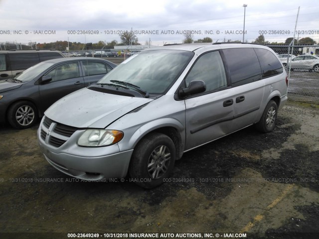 1D4GP24R86B650290 - 2006 DODGE GRAND CARAVAN SE GRAY photo 2