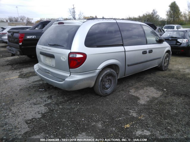 1D4GP24R86B650290 - 2006 DODGE GRAND CARAVAN SE GRAY photo 4