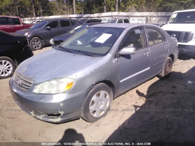 1NXBR32E34Z331383 - 2004 TOYOTA COROLLA CE/LE/S GRAY photo 2