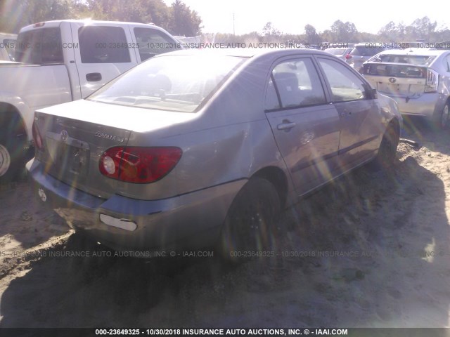 1NXBR32E34Z331383 - 2004 TOYOTA COROLLA CE/LE/S GRAY photo 4