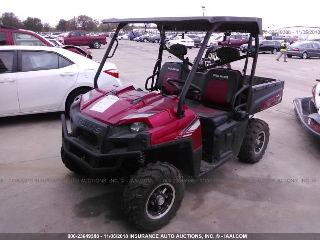 4XATH7EA6E2301617 - 2014 POLARIS RANGER 800 XP EPS RED photo 2