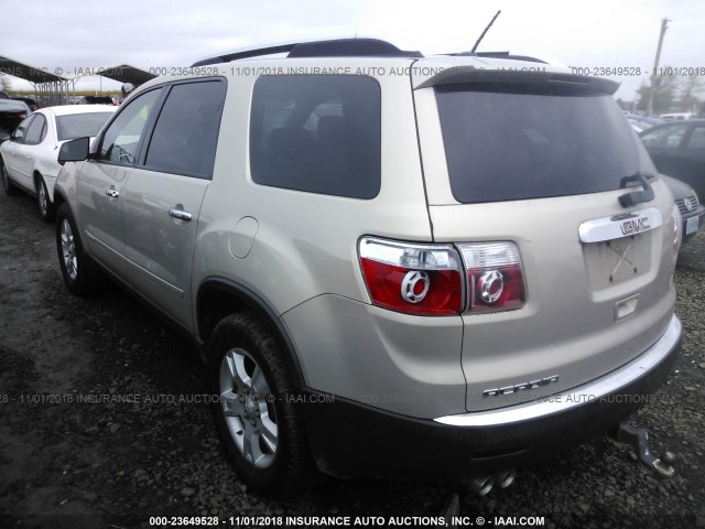 1GKER13778J264675 - 2008 GMC ACADIA SLE GOLD photo 3