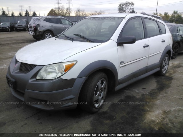 5Y2SL63875Z455516 - 2005 PONTIAC VIBE WHITE photo 2