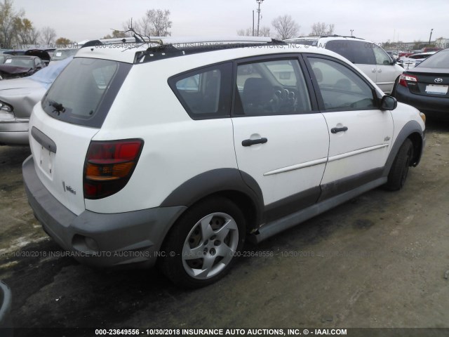 5Y2SL63875Z455516 - 2005 PONTIAC VIBE WHITE photo 4