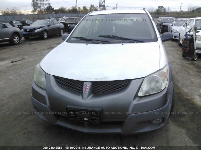 5Y2SL63875Z455516 - 2005 PONTIAC VIBE WHITE photo 6