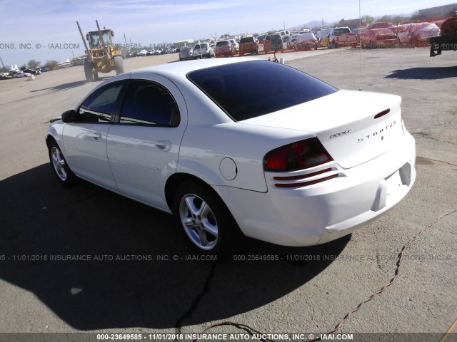 1B3EL46J45N593944 - 2005 DODGE STRATUS SXT WHITE photo 3