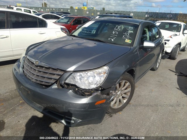 1C3CC5FB3AN211552 - 2010 CHRYSLER SEBRING LIMITED GRAY photo 2