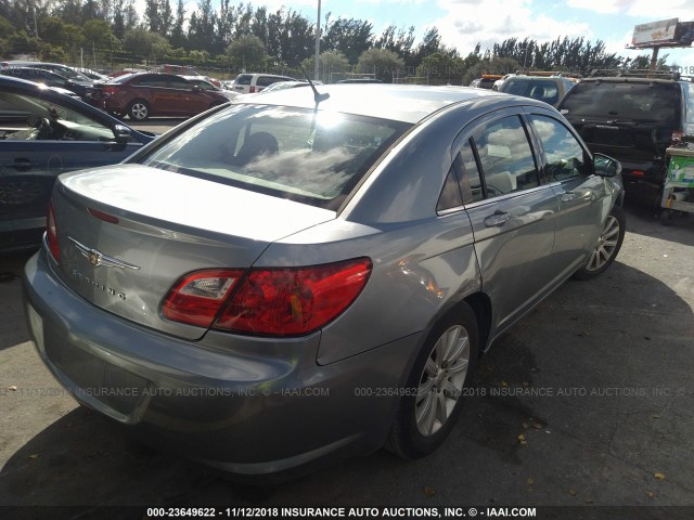 1C3CC5FB3AN211552 - 2010 CHRYSLER SEBRING LIMITED GRAY photo 4