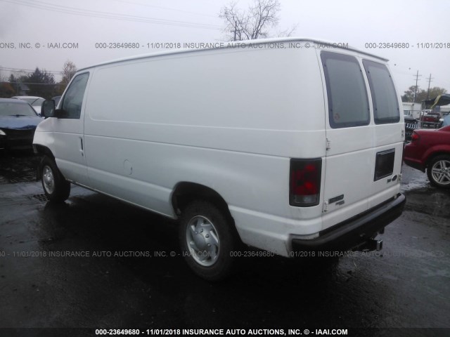 1FTNE1EW2CDA32004 - 2012 FORD ECONOLINE E150 VAN WHITE photo 3