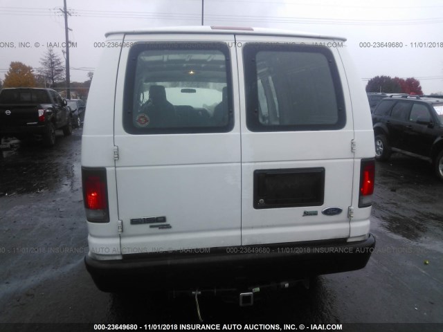 1FTNE1EW2CDA32004 - 2012 FORD ECONOLINE E150 VAN WHITE photo 8