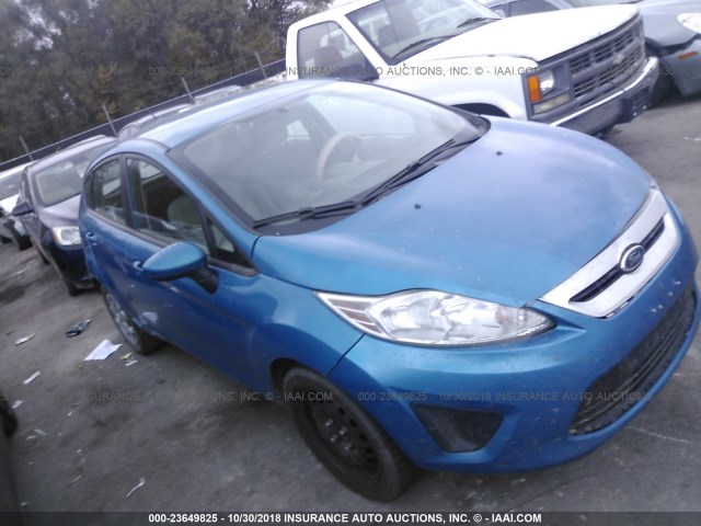 3FADP4EJ4CM129226 - 2012 FORD FIESTA SE BLUE photo 1