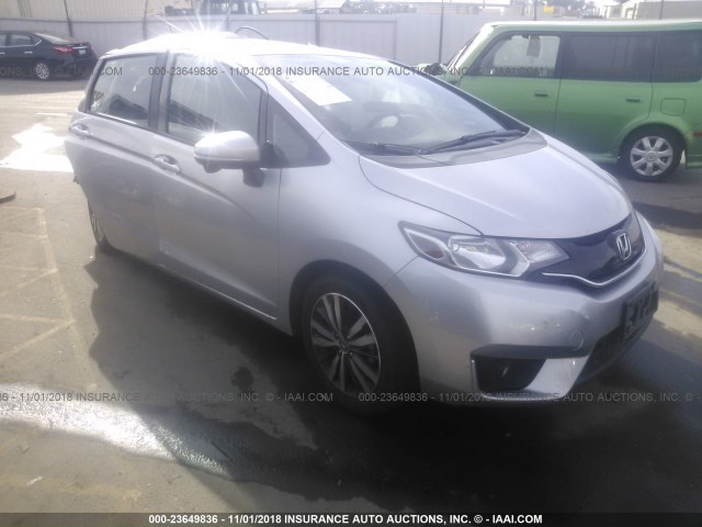 3HGGK5H86FM753054 - 2015 HONDA FIT EX/EXL SILVER photo 1