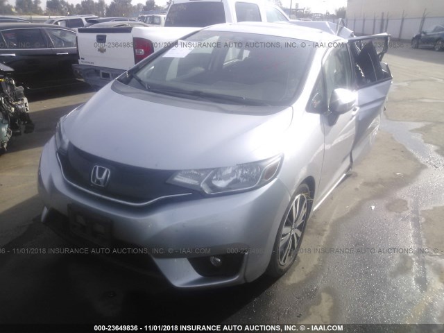 3HGGK5H86FM753054 - 2015 HONDA FIT EX/EXL SILVER photo 2