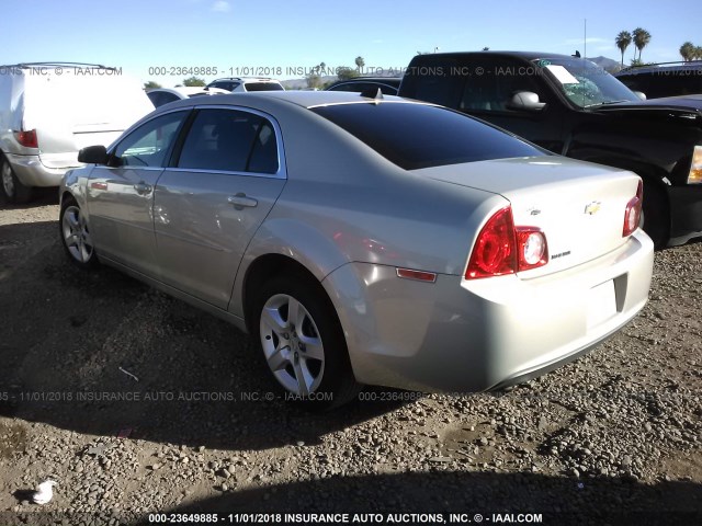 1G1ZB5E00CF227545 - 2012 CHEVROLET MALIBU LS 金色 照片 3