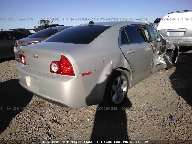 1G1ZB5E00CF227545 - 2012 CHEVROLET MALIBU LS 金色 照片 4