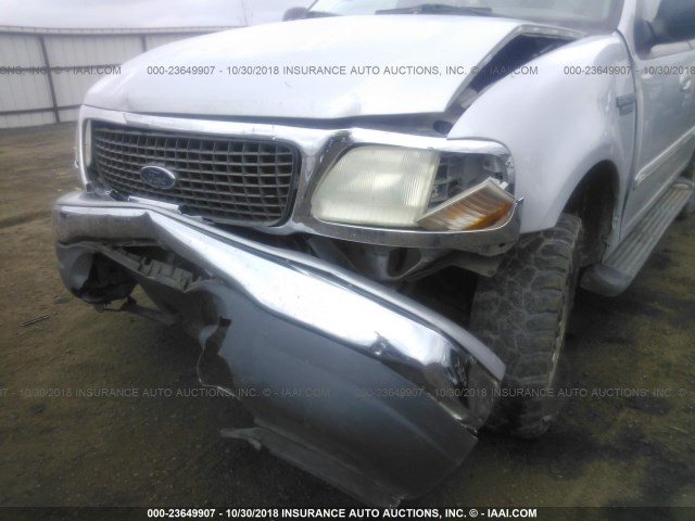 1FMPU16L7YLC09168 - 2000 FORD EXPEDITION XLT SILVER photo 6