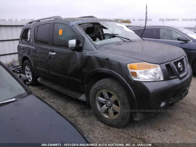 5N1BA0ND6CN608464 - 2012 NISSAN ARMADA SV/SL/PLATINUM GRAY photo 1