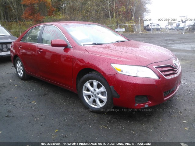 4T1BF3EK3BU668224 - 2011 TOYOTA CAMRY SE/LE/XLE RED photo 1