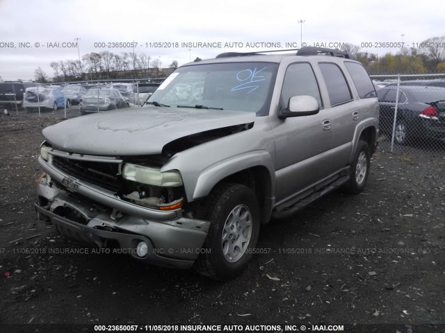 1GNEK13Z13R275643 - 2003 CHEVROLET TAHOE K1500 BEIGE photo 2