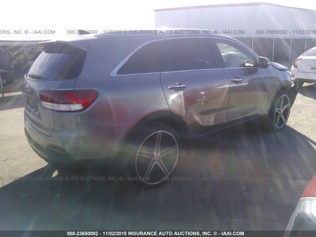 5XYPG4A3XGG046580 - 2016 KIA SORENTO LX/L TAN photo 4