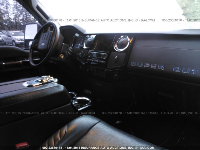 1FTSW21R08EE13549 - 2008 FORD F250 SUPER DUTY შავი ფოტო 5