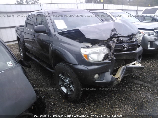 5TFLU4EN0DX068938 - 2013 TOYOTA TACOMA DOUBLE CAB 灰色 照片 1