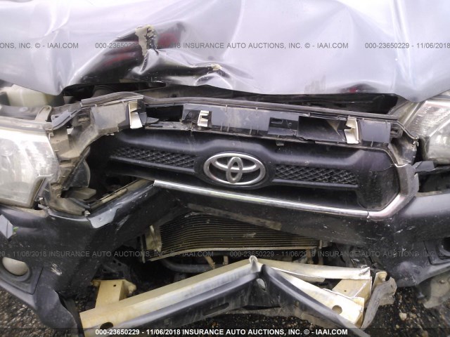 5TFLU4EN0DX068938 - 2013 TOYOTA TACOMA DOUBLE CAB 灰色 照片 10